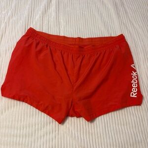 Reebok Women’s Red/Coral Athletic Shorts Size XXL
